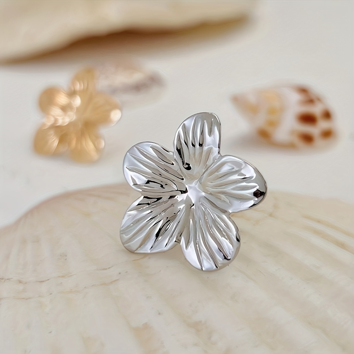 Floral Ear Bone Clip - No Piercing Needed